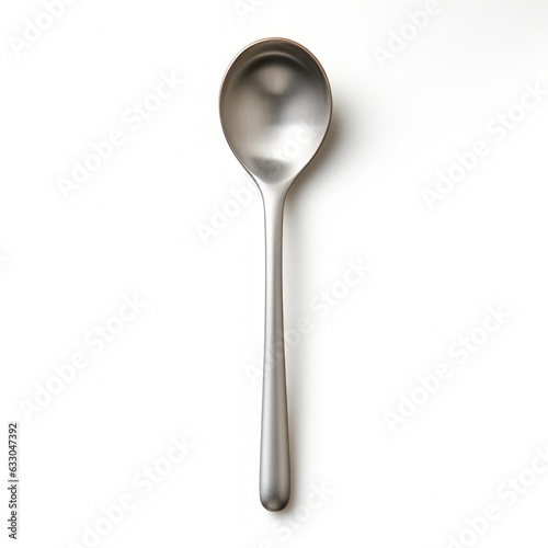 spoon isolated on white. Generative AI