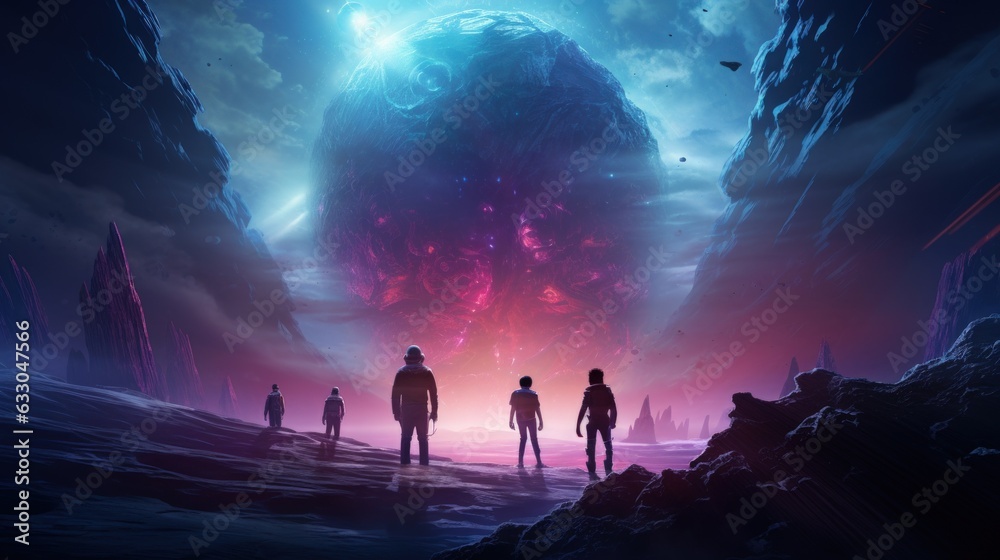 ufo in the night. Generative AI ufo in the night. Generative AI