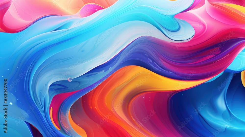 abstract colorful background. Generative AI