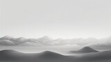 mountain landscape with clouds. Generative AI