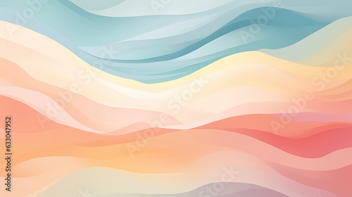 abstract background with waves. Generative AI