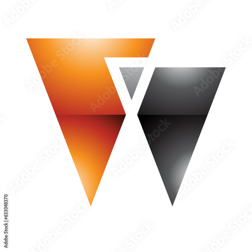 Orange and Black Glossy Letter W Icon with Triangles Free Download Orange and Black Glossy Letter W Icon with Triangles - GFXLoad
