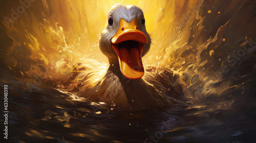 power of duck, fuuny mood.