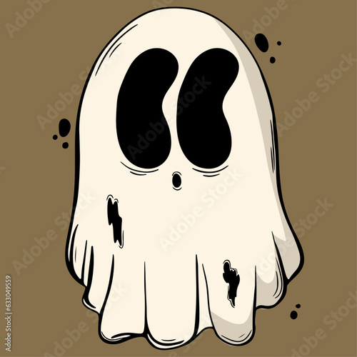 Cartoon ghost photo