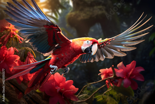 Majestic macaw - AI Technology