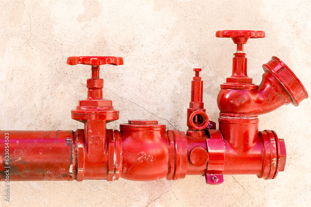 Red fire nozzle Red fire nozzle