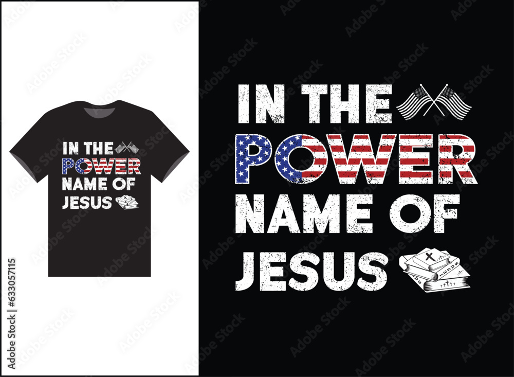 There is Power In The Name Of Jesus Vector T-shirt Design, Jesus Shirt, Long Sleeve Tee, Jesus Gift, Christian Shirt, Christian Gift, Christian Shirt
