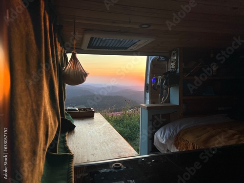 Sunset Vosges vu du van