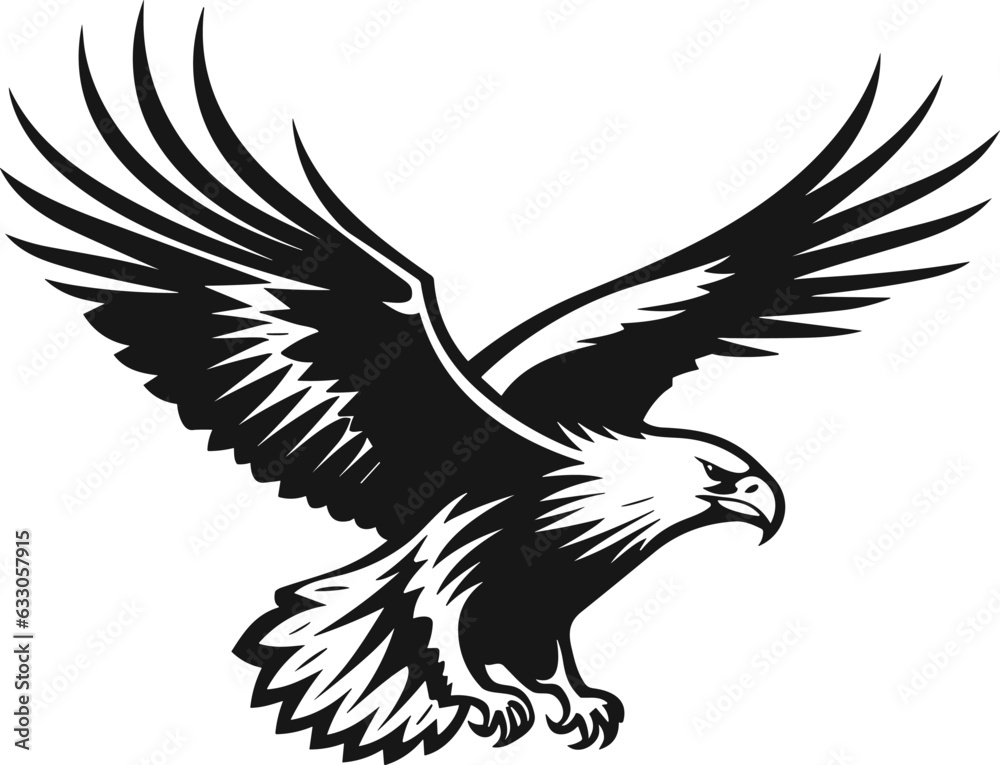 Eagle vector illustration design, flaying eagle Eagle vector illustration design, flaying eagle