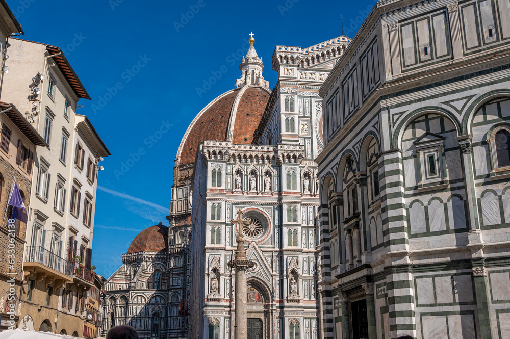 Florence Cathedral (Duomo di Firenze), formally the Cathedral of Saint Mary of the Flower (Santa Maria del Fiore), Italy