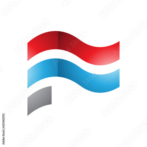 Red and Blue Wavy Glossy Flag Shaped Letter F Icon Free Download Red and Blue Wavy Glossy Flag Shaped Letter F Icon - GFXLoad