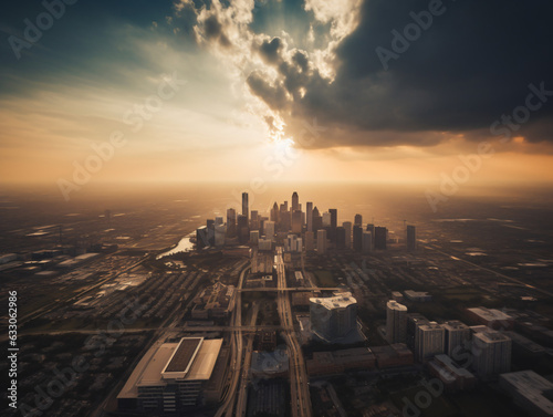 sunrise over the city © Marcel