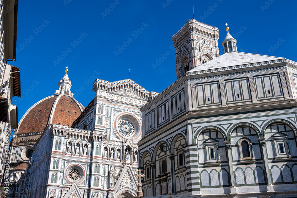 Florence Cathedral (Duomo di Firenze), formally the Cathedral of Saint Mary of the Flower (Santa Maria del Fiore), Italy