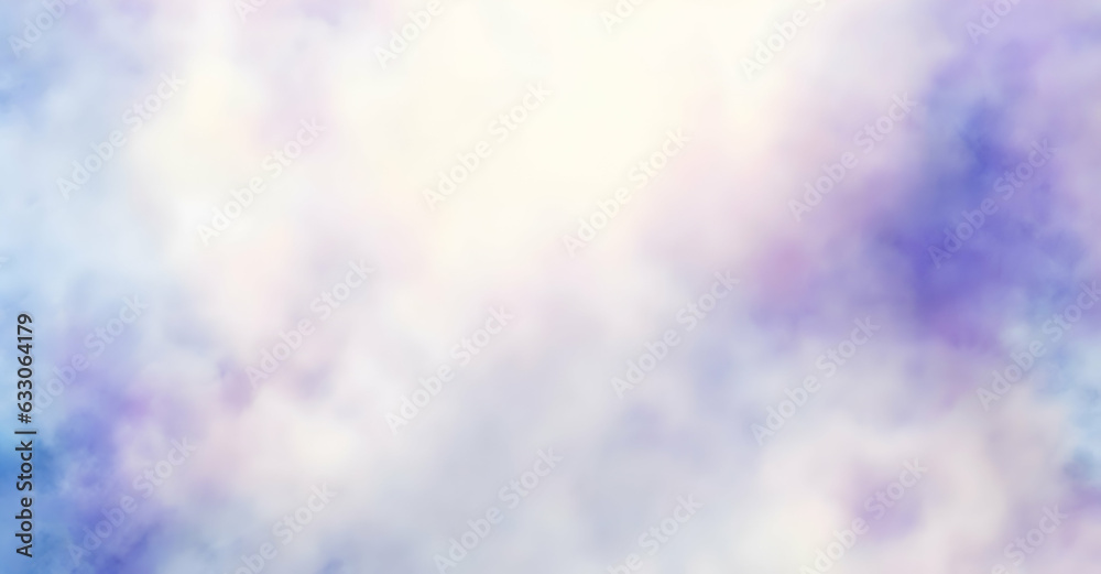 Purple Blue Watercolor Abstract Textures Background