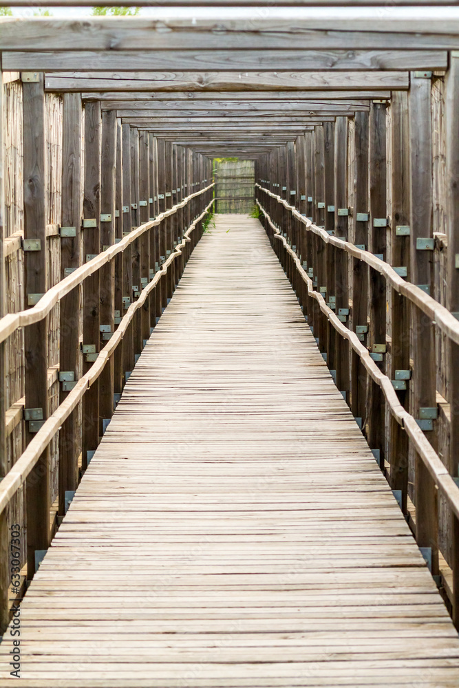 Wooden tunnel Wooden tunnel