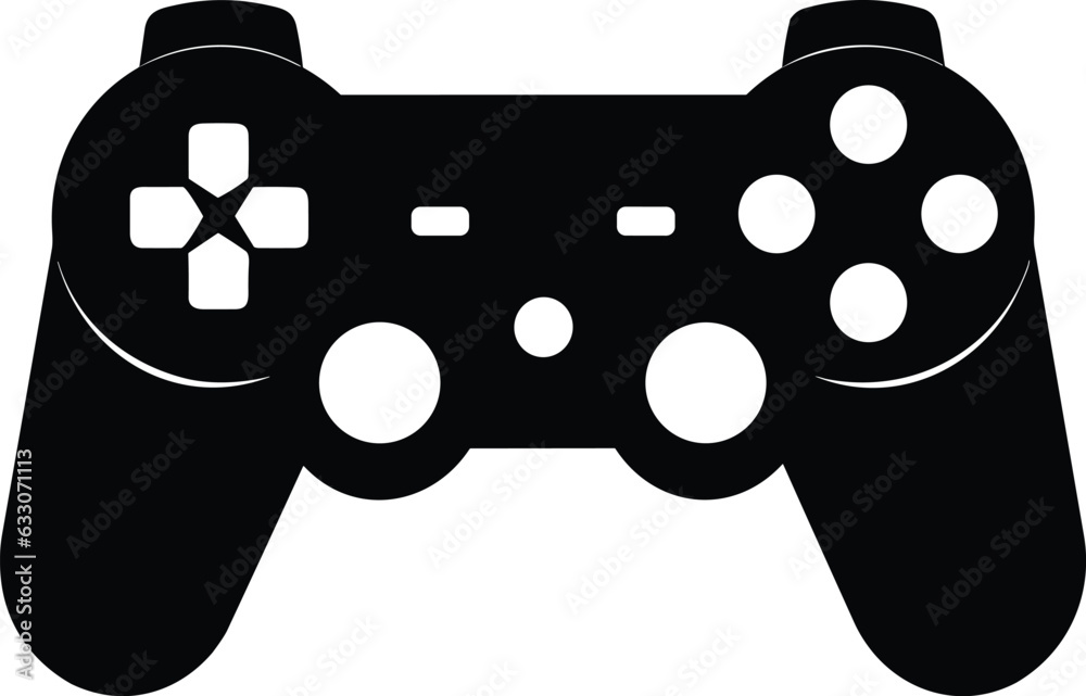 Video game controller vector illustration for t-shirt design
