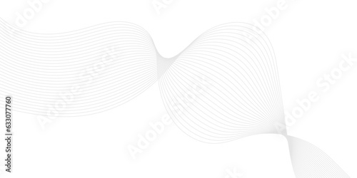 Abstract grey wave lines on transparent background. Tech, business, science concept. Asset for banner, overlay, collage, montage. abstract black wave background. black minimal round lines 