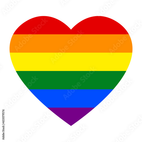 Rainbow colors heart shape,Classic LGBT colors heart icon. Free Download Rainbow colors heart shape,Classic LGBT colors heart icon. - GFXLoad