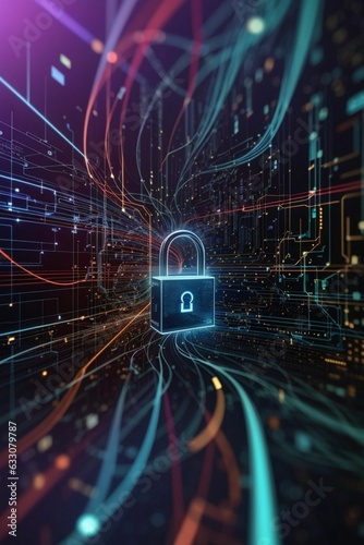 Obraz na płótnie Cyber security