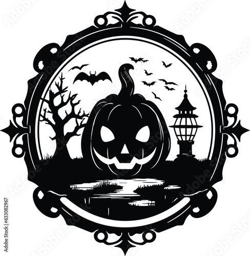 Helloween vector illustration for t-shirt