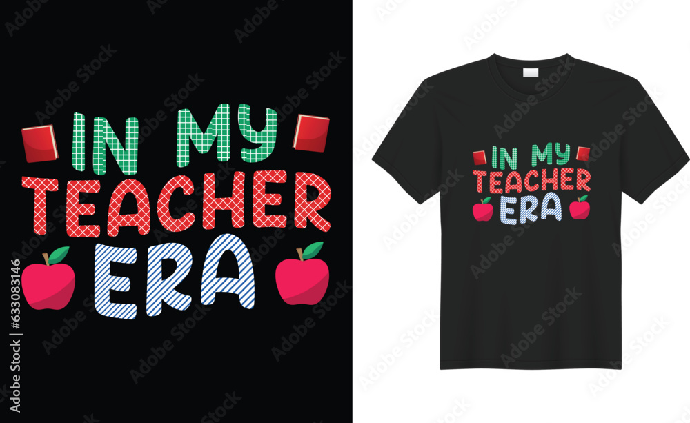 Happy 100th day of school typography t-shirt Design print ready vector template.