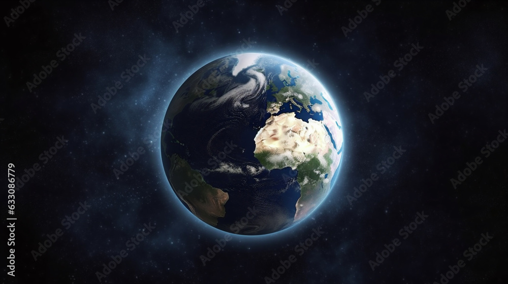 Fototapeta premium earth in space