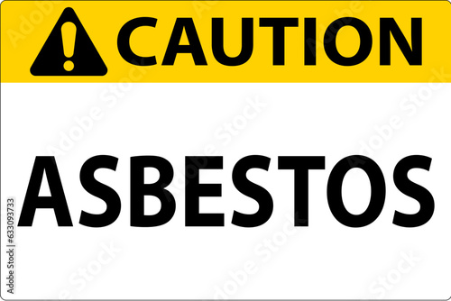 Asbestos Caution Signs Asbestos Hazard Area Authorized Personnel Only