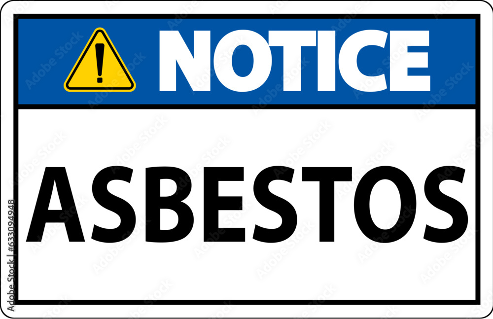 Asbestos Notice Signs Asbestos Hazard Area Authorized Personnel Only