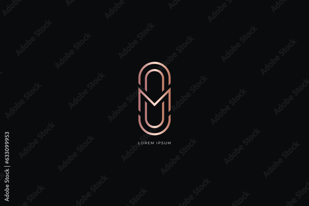 m letter minimalist fashion brand line style design modern style creative golden wordmark design typography illustration, mo wordmark, om logo m letter minimalist fashion brand line style design modern style creative golden wordmark design typography illustration, mo wordmark, om logo
