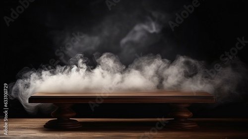 smoke on black background fog isolated