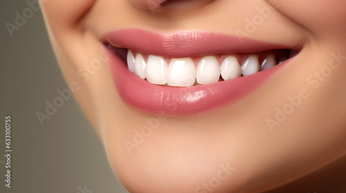 close up of a woman with a smile teeth clean dental