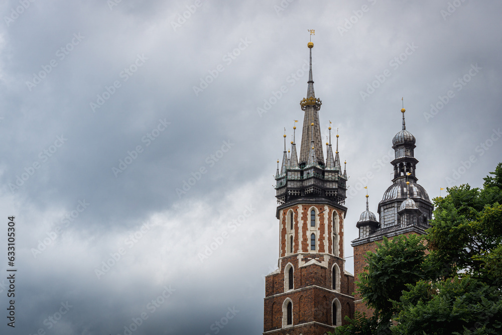 St. Mary's Church on the market square in Cracow | Poland