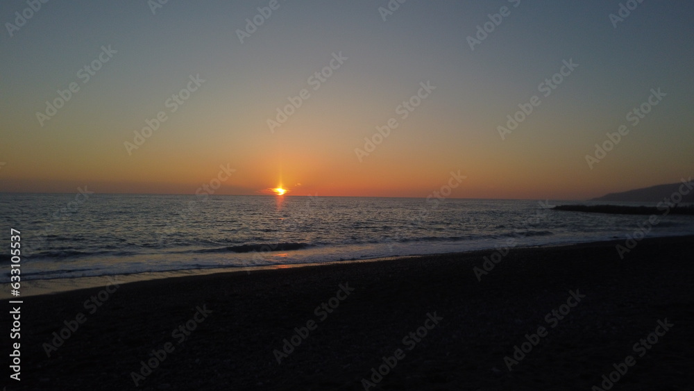 Obraz premium Tramonto sul mare
