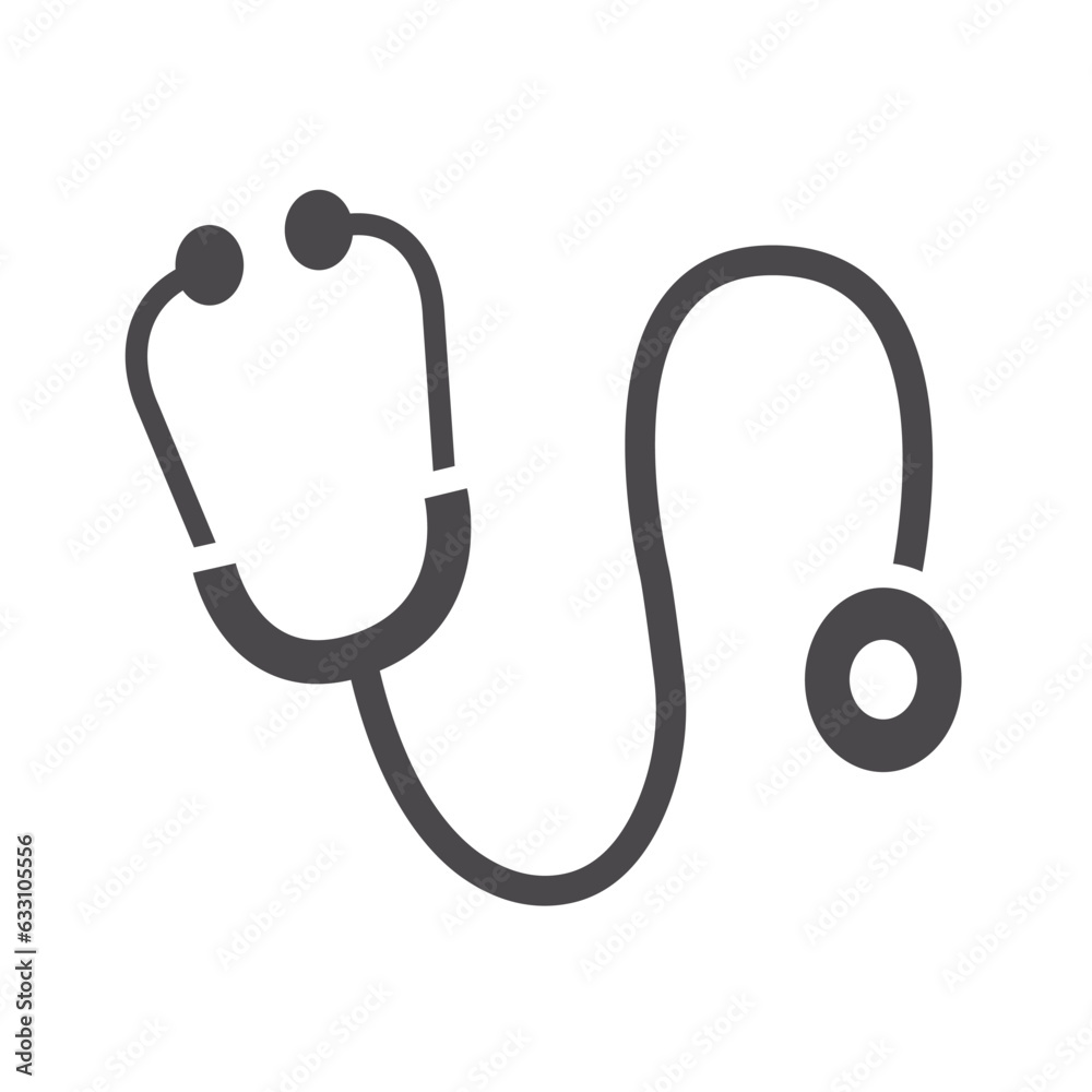 stethoscope icon design vector template stethoscope icon design vector template
