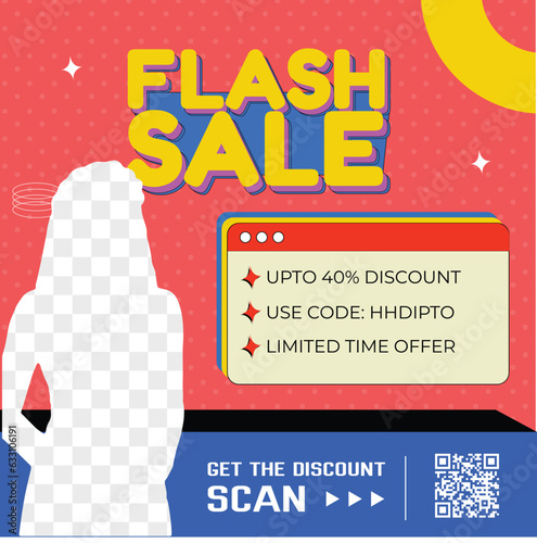Super Summer Promotion Social Media Post Design