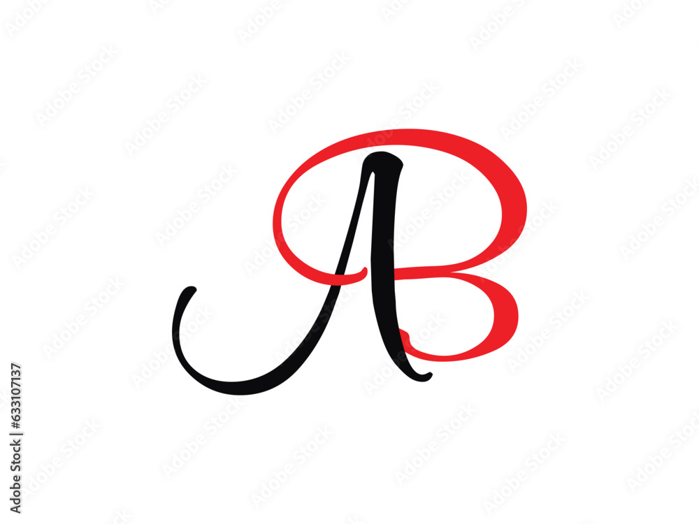 ab lettter logo design vector template ab lettter logo design vector template