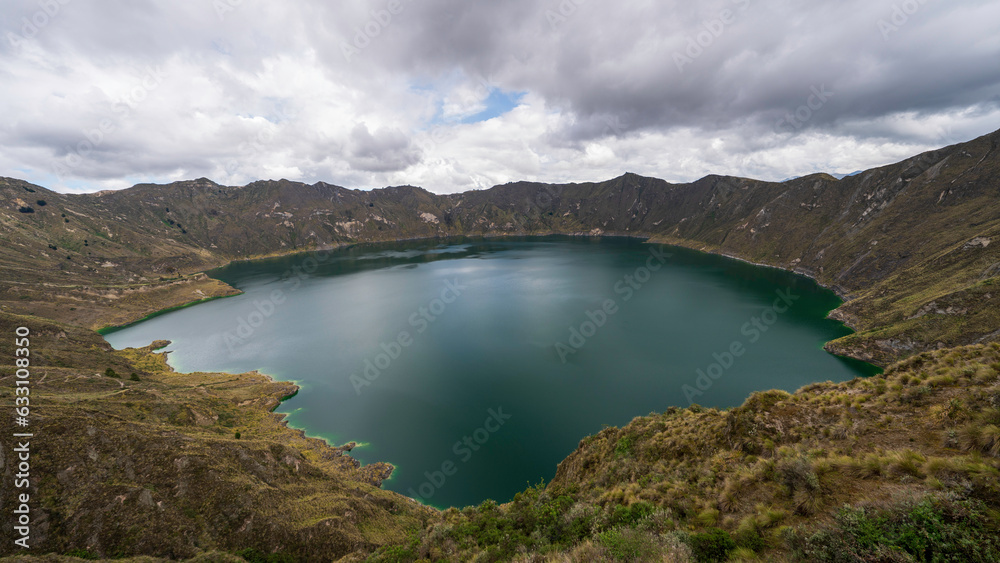 Quilotoa Lagoon, Cotopaxi Province, Ecuador Quilotoa Lagoon, Cotopaxi Province, Ecuador