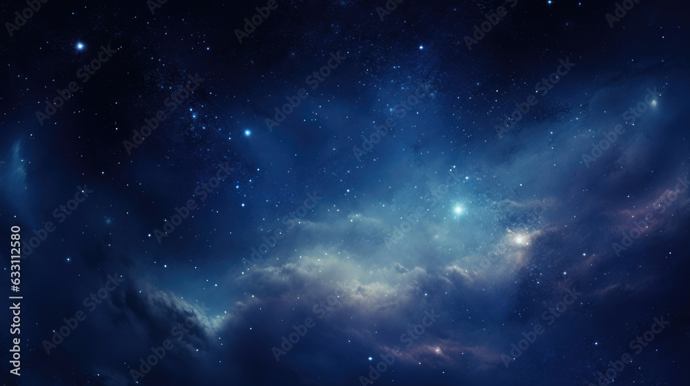 Fototapeta premium Nebulae Dreams: Unveiling the Mysteries of the Universe