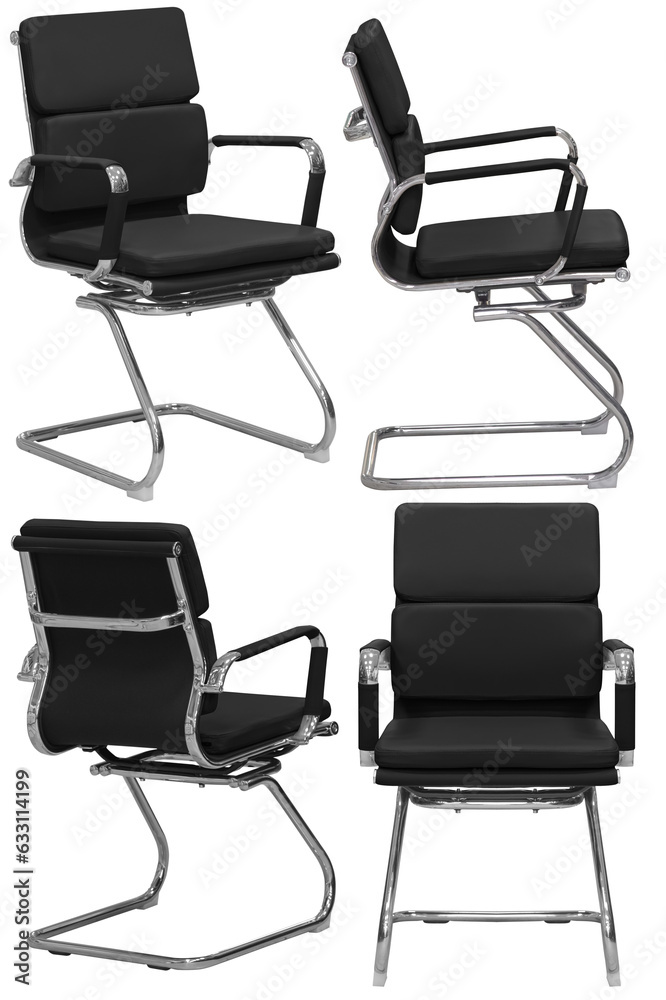 Obraz premium Office chair. Interior element. Isolated from the background. From different angles