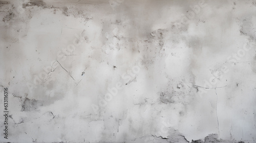 Old white concrete wall background texture, Generative AI.