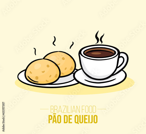 Pão de queijo, bread cheese -  Brazilian food - minas food, mineiro