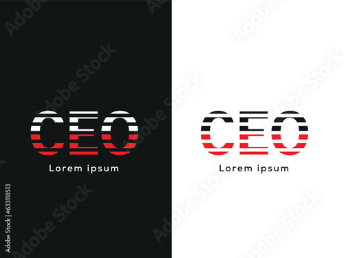 CEO letter logo
