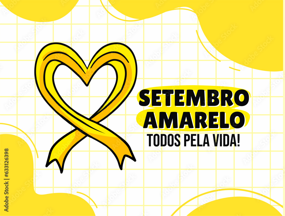 Frases de Setembro Amarelo - Imagens desenhos artes