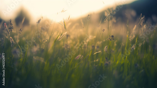 Grass in the field