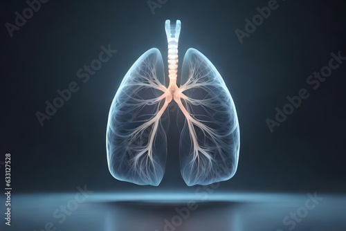 human anatomy and smoky lungs