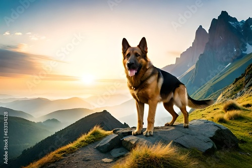dog in the mountains © Shahzad