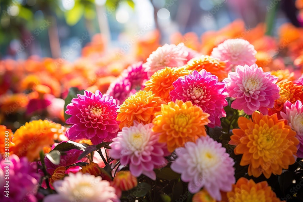 many beautiful flowers at the flower festival in thailand many beautiful flowers at the flower festival in thailand