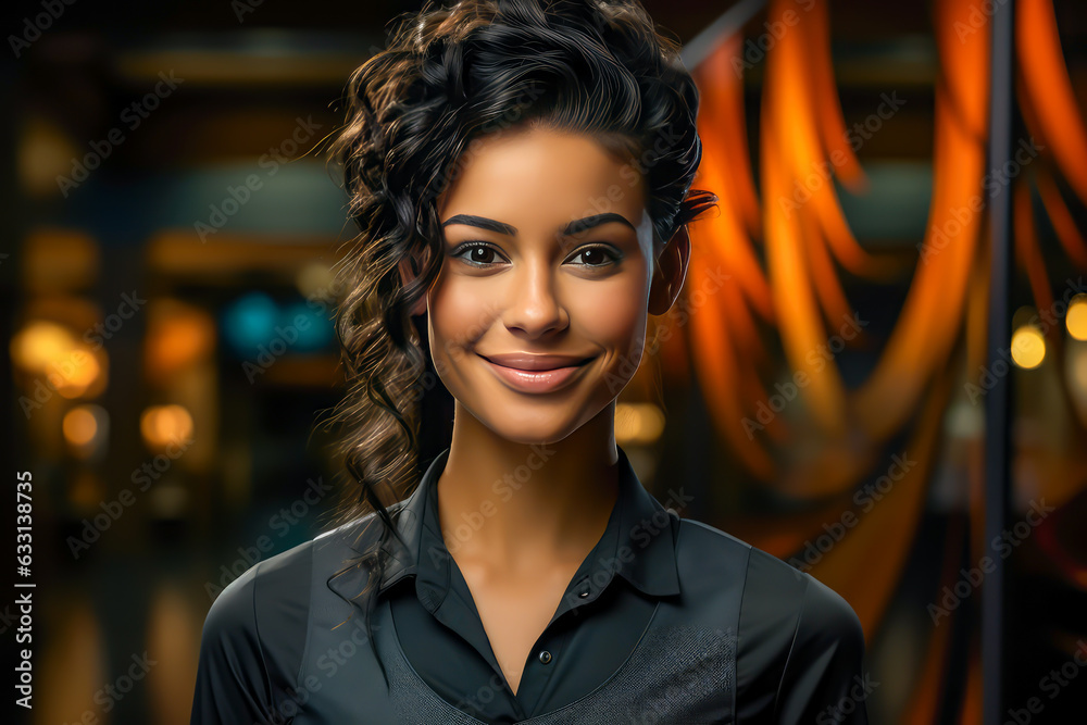 Obraz premium building employee smiling looking at camera, portrait, earthworks, jobs,