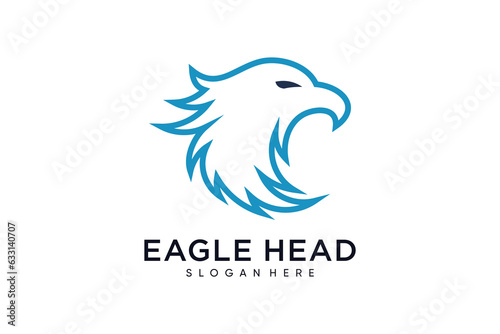  Eagle logo design template vector illustration with creative idea