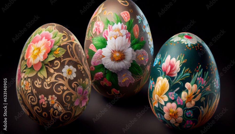 painted easter eggs. Photo in high quality painted easter eggs. Photo in high quality